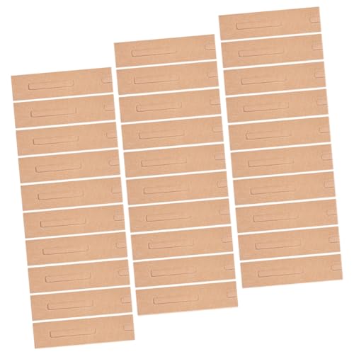 Tofficu 30 Stück Teiliges Papier Stiftetuis aus Kraftpapier mit Fenster Stifttasche für Einzelstifte Umweltfreundliche Federhalter Verpackung Leicht Praktisch Geschenkverpackung für von Tofficu