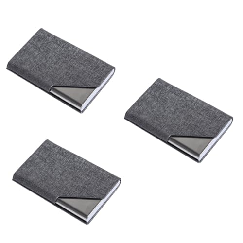 Tofficu 3St Namensträger tragbarer Schreibtisch Geldbörsen für Damen klein kreditkartenhalter Credit Card Holder Damenhandtaschen Autohalterung Business-Halter Leder Geschäftsfall Wagen von Tofficu