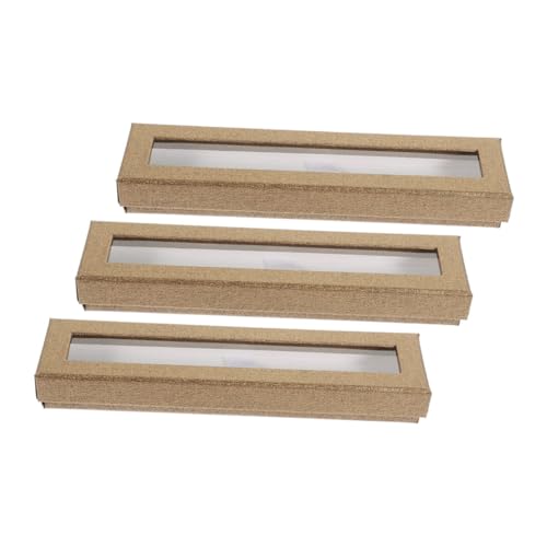 Tofficu 3stücke Papier Stiftverpackungsboxen Mit Sichtfenster Elegante Geschenkverpackung Für Füllfederhalter Kugelschreiber Und Schreibwaren Für Und Aufbewahrung Tofficu 3stücke Papier Stiftverpackungsboxen Mit Sichtfenster Elegante Geschenkverpackung Für Füllfederhalter Kugelschreiber Und Schreibwaren Für Und Aufbewahrung von Tofficu