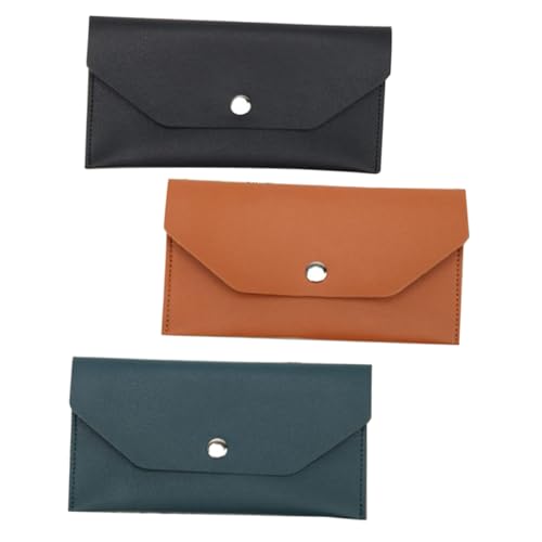 Tofficu 3stücke Teiliges Pu Geldbörsen Für Männer Multifunktionale Kartenhülle Tragbare Geldtasche Für Und Alltag von Tofficu