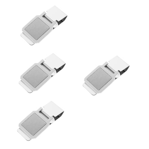 Tofficu 4 Stücke Geld Clip Tragbare Clip Metall Hinweis Schellen Für Bargeld Rechnungen Metall Bill Clip Praktische von Tofficu