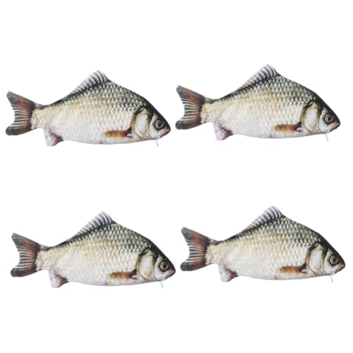 Tofficu 4stücke Fischförmiger Stiftetui Mit Großem Fassungsvermögen Kreative Aufbewahrung Für Schreibwaren Für Schüler Und Studenten Einfaches Design Für Ordnung Und Schutz Von von Tofficu