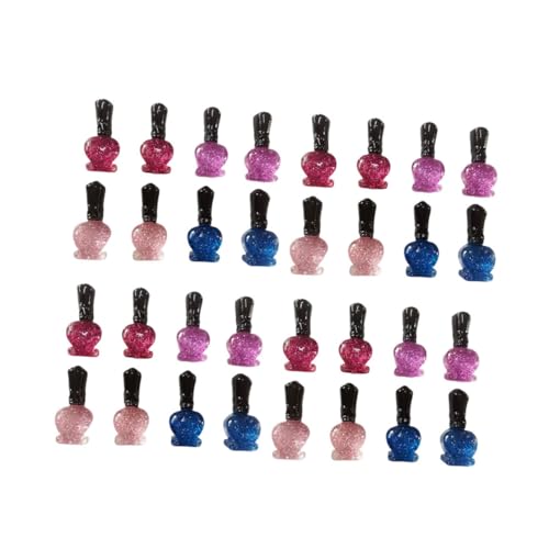 Tofficu 40stücke Mini-nagellack-telefonhülle- Nagellack-handy-accessoire Diy-handy- Kreative Schmuckzubehör Gemischte Farben Für Damen Und Mädchen von Tofficu