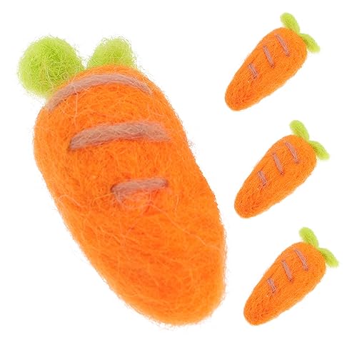 Tofficu 4stücke Dekorative Cartoon Filz Ornament Diy Brosche Haarnadel Material Filz Brosche Decor Für Basteln Und Handwerk von Tofficu