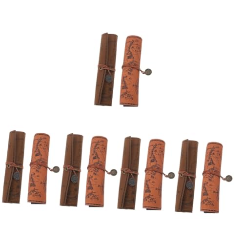 Tofficu 5 Sätze Mäppchen Schreibwarenkoffer Gesteppt Studenten-stifttasche Für Stiftbeutel Platzsparend Schreibwaren Organizer Etui Bleistift Aufbewahrungstasche Leder 2 Stücke * 5 von Tofficu