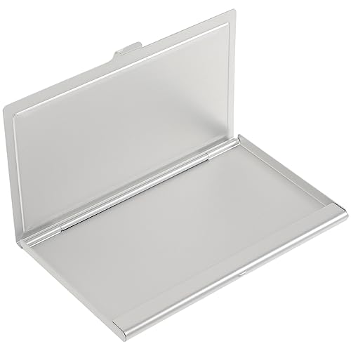 Tofficu 5 Stück Thermotransfer-Visitenkartenbox aus Aluminium Handyhülle Aufkleberanzeige visitenkarten etuis visitenkarten Box Sublimationskartenhalter Sublimations-Bürokartenhalter von Tofficu