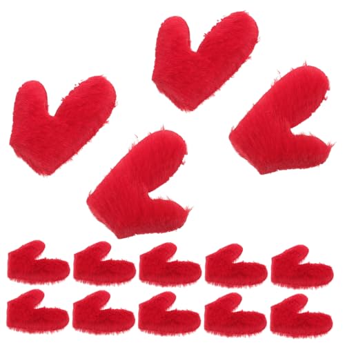 Tofficu 50 Stück Teiliges DIY Haaraccessoires mit Roten Hirschgeweihen Weiche Bequeme Materialen Einfache Montage Vielseitig für Haarschmuck Haarreifen und Bastelprojekte Geschenkidee für von Tofficu