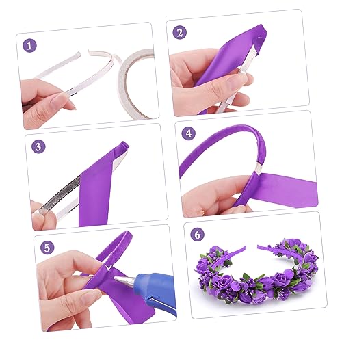 Tofficu 50 Stück Teiliges Haarringe Zähne Glatte Oberfläche Einfache Diy Haarreifen Zubehör für Handgemachte Haarbänder Langlebige Bastelmaterialien für Haaraccessoires von Tofficu