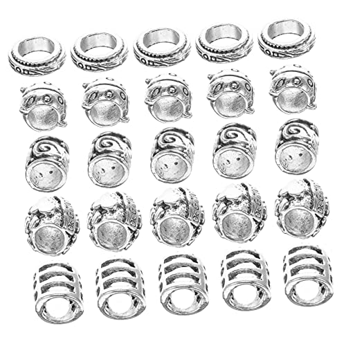 Tofficu 50stücke Dreadlock Beads Verstellbare Haarspiralen Und Haarschmuck Für Zöpfe Zubehör Für Dreads Für Partys Hochzeiten Und Kreative Frisuren von Tofficu