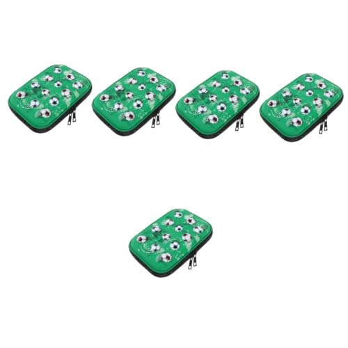 Tofficu 5st Bleistift Aufbewahrungstasche Makeup Tasche Schminkkoffer Plüsch Organizer Federmäppchen Großes Federmäppchen Bleistifte Süß Besonders Zinn Green Eva von Tofficu