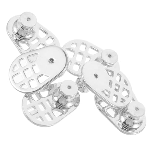 Tofficu 6 Stück Ohrstecker-Lifter Silber Sicherer Halt Antihängend Stabilisierende Ohrstecker-rückseiten Für Schwere Ohrringe Damen Herren von Tofficu