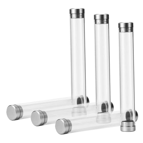 Tofficu 6 Stück Transparente Pen Box aus Acryl Einzelner Stiftehalter Stoßfeste Aufbewahrung für Kugelschreiber und Schmuck Praktische Geschenkbox Leicht zu Organisieren und Tragbar von Tofficu