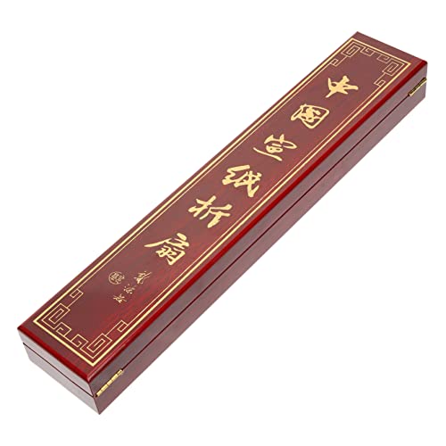 Tofficu Aufbewahrungbox Für Fächer Aus Papier Chinesischer Stil Mit Deckel Für Handfächer-geschenkbox Faltfächer-aufbewahrungsbox Geeignet Für Home Dekoration Büro Schlafzimmer von Tofficu
