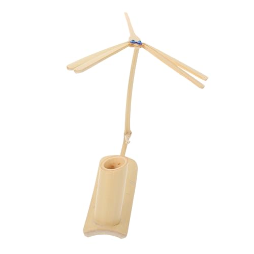 Tofficu Bambus-stifthalter Für Schreibtisch Stiftbecherhalter Mit Libellen-Design Stift Und Bleistift-Organizer Aufbewahrungseimer Für Schreibtischzubehör von Tofficu