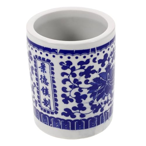 Tofficu Keramischer Stifthalter Vintage Schreibtisch-Organizer Multifunktionale Aufbewahrung Für Büro Und Zuhause Für Schreibwaren Und Kosmetik Robustes Design Aus Hochwertiger von Tofficu