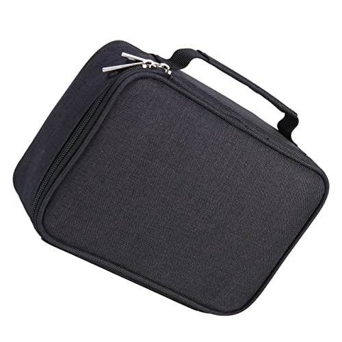 Tofficu Bleistiftetui Schwarz Quadratisches Kompaktes Federmäppchen für Künstler und Schüler Hohe Kapazität für Buntstifte Aquarellstifte Marker und Mehr von Tofficu