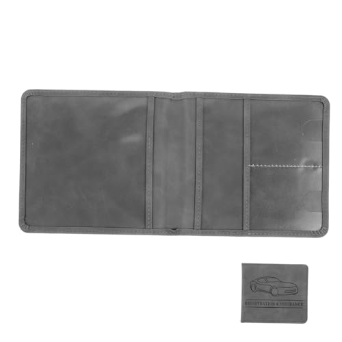 Tofficu Fahrzeugschein Hülle Aus Pu Kartenhalter Für Führerschein Kreditkarten Fahrzeugregistrierung Und Leicht Für Männer Und Frauen von Tofficu