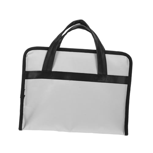 Tofficu Feuerfester Aktenkoffer mit Langlebigem Kratzfestem Material Leichter Tragbarer Dokumententasche für Geschäftsreisen Büro Laptop und Wichtige Akten Professionelles Design für von Tofficu