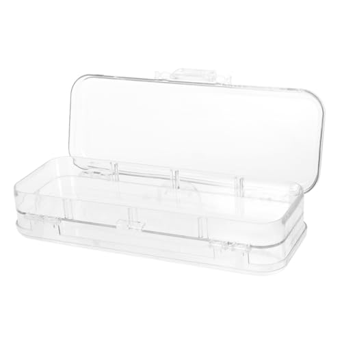 Tofficu Transparente Bleistiftbox Mit Großer Kapazität Praktischer Stift Organizer Für Schüler Leicht Aus Abs Material Für Schreibtisch Und Rucksack von Tofficu