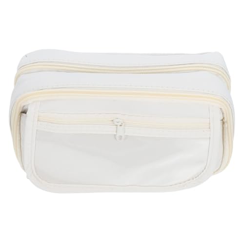 Tofficu Großes Federmäppchen mit Reißverschluss Geräumiger Schreibwarenhalter für Schüler Vielseitige Stiftebox mit Fächern Robustes Organizer Etui für Schule Uni und Reise von Tofficu