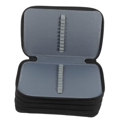 Tofficu Großes Oxford Federmäppchen mit Mehreren Fächern Langlebige Aufbewahrungstasche für Schüler Vielseitiges Stifteetui mit Reißverschluss Praktisches Organizer Mäppchen für Schule von Tofficu