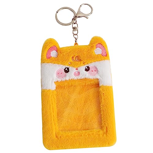 Tofficu Kartenhalter aus Plüsch für Id Karten Kreditkarten Buskarten Transparentes Design Leicht und Wiederverwendbar für Lehrer Büroangestellte von Tofficu