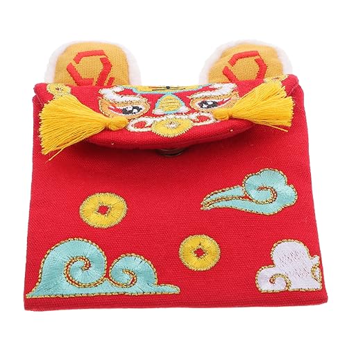 Tofficu Kreative Cartoon Design Jahr Tiger Rot Paket Neue Jahr Umschlag Winzige Geld Tasche von Tofficu