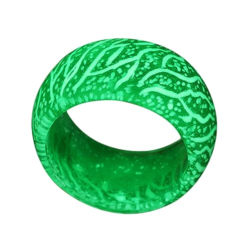 Tofficu Kreativer Nachtlichtring für Frauen Haltbarer und Einfacher Crack Ring Grün für Partys Reisen und Alltag Tofficu Kreativer Nachtlichtring für Frauen Haltbarer und Einfacher Crack Ring Grün für Partys Reisen und Alltag von Tofficu