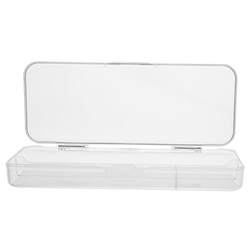 Tofficu Kunststoff-stiftebox Transparent Für Schule Und Büro Stapelbar Mit Schloss Zum Aufbewahren Von Bleistiften Buntstiften Und von Tofficu