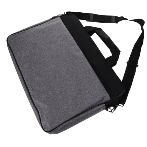 Tofficu Laptoptasche Schutzhülle mit Reißverschluss Kompakt und Tragbar Graue Notebook Tasche für Damen und Herren Hand und Umhängetasche für Sicheren Laptop Schutz von Tofficu