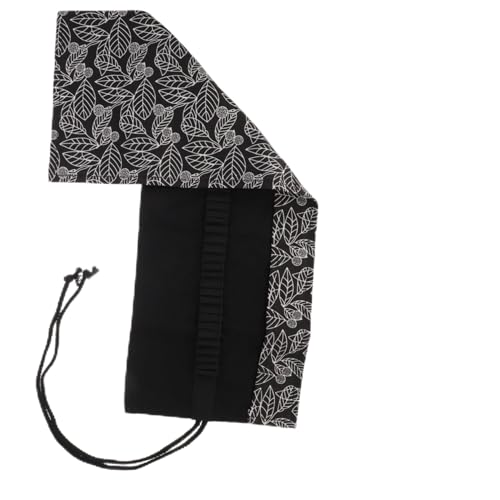 Tofficu Leinwand Pencil Roll Up Case mit Fächern Strapazierfähiges Tragbares Mäppchen für Buntstifte und Marker Zeichnerfreundlicher Organizer Platzsparend und Robust für Künstler und von Tofficu