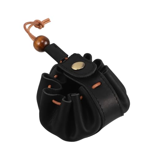 Tofficu Mini-münzgeldbörse Aus Kunstleder Mit Kordelzug Für Damen Handgefertigte Lippenstifttasche Geldbörsenanhänger Für Münzen Schlüsseletui Und Organizer Für Kleine von Tofficu