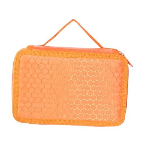 Tofficu Multifunktionale Lagige Federmappe mit Fächern Großer Kapazität Stiftebox Elastischer Organizer für Buntstifte Schreibwaren und Kosmetik für Schule Künstler und Reisen von Tofficu