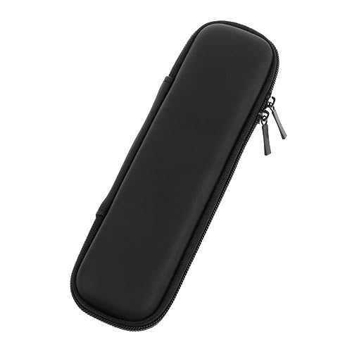 Tofficu Schulstifttasche Aus Stoff Metall Eva Und Pu Mit Reißverschluss Für Schreibwaren Für Zuhause Büro Und Schule Schwarz von Tofficu