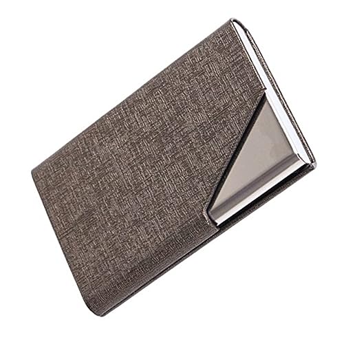 Tofficu Business-Halter Leder Kartenetui aus Leder Autosachen schlankes Kartenetui für Damen Tischständer kreditkartenhalter Credit Card Holder Geschäftsfall Namensfall - Halterung von Tofficu