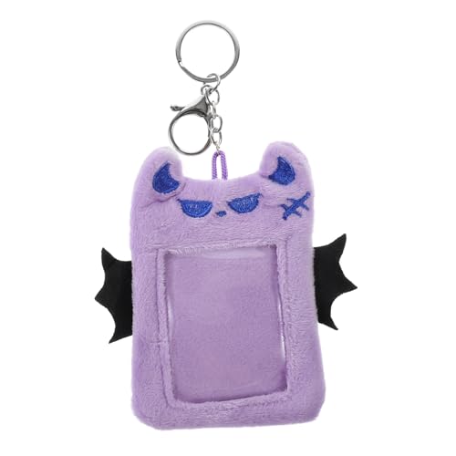Tofficu Plüsch Fotokartenhalter Schlüsselanhänger Mit Cartoon-Design Für Schüler Und Fans Multifunktionale Kartenhülle Für Id Kreditkarten Und Ausweise Tragbar Und Stylisch von Tofficu