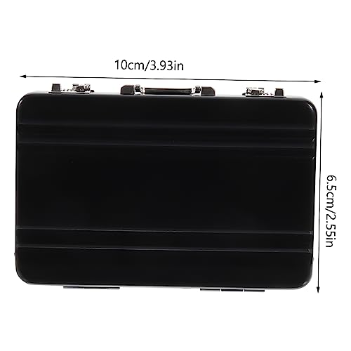 Tofficu Praktischer Aluminium Visitenkartenetui mit Großer Kapazität Robuster Metallbox Verschließbar Widerstandsfähig und für Büro Schule und Unterwegs Business Karten Organizer von Tofficu