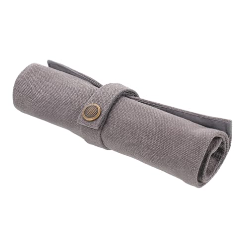 Tofficu Rollmäppchen Rollmäppchen Federmäppchen Stifterolle Stifteetui für Kunststudenten Robust Verschleißfest Geeignet für Buntstifte Gelstifte Pinsel Praktische Aufbewahrungstasche von Tofficu