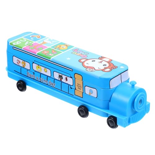 Tofficu Federmäppchen-Set Aus Metall Für Kinder Cartoon-Design Mit Doppelter Schicht Schreibwaren Für Studenten Kinder Perfektes von Tofficu