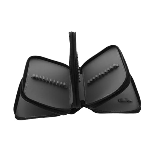 Tofficu Stiftehalter Organizer mit 72 Fächern 4-Lagiges Buntstiftetui Federmäppchen für Schüler Schreibwarenbox mit Reißverschluss für Kunstschule Büro und Reisen von Tofficu