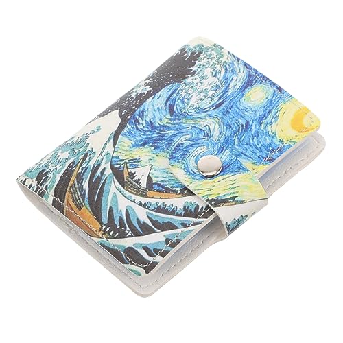 Tofficu Kartenhalter Aus Robustem Pu-Material Sammelkartenhalter Mit Mehreren Fächern Bankkartentasche Für Kreditkarten Und Ausweise Praktische Kartentasche Als Geldbörse Für Draußen Tragb von Tofficu