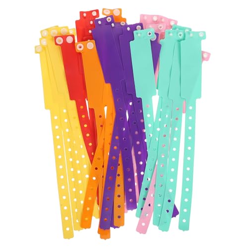 Tofficu Wasserdichte PVC Armbänder Verstellbare Handschriftliche Id Wristbands Langlebig und Komfortabel für Krankenhäuser Bars Freizeitparks Event Einlasskontrolle von Tofficu