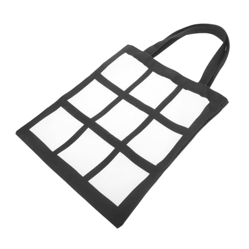 Tofficu Wiederverwendbare Stofftasche mit Griff Langlebige Baumwoll Leinen Tragetasche Leichte Praktische Einkaufstasche für Damen und Partys Vielseitig Nutzbar Umweltfreundlich von Tofficu