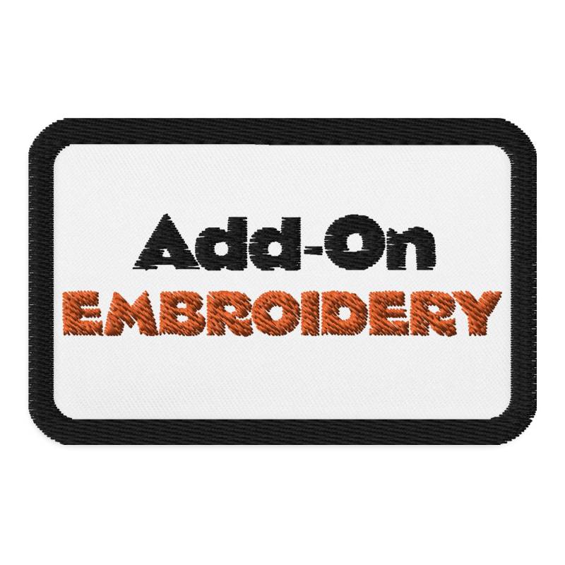 Add-On Für Benutzerdefinierte Stickereien - Personalisieren Sie Ihre Bestellung Muss Mit Einem Anderen Artikel Gekauft Werden von TofuTigerStudio