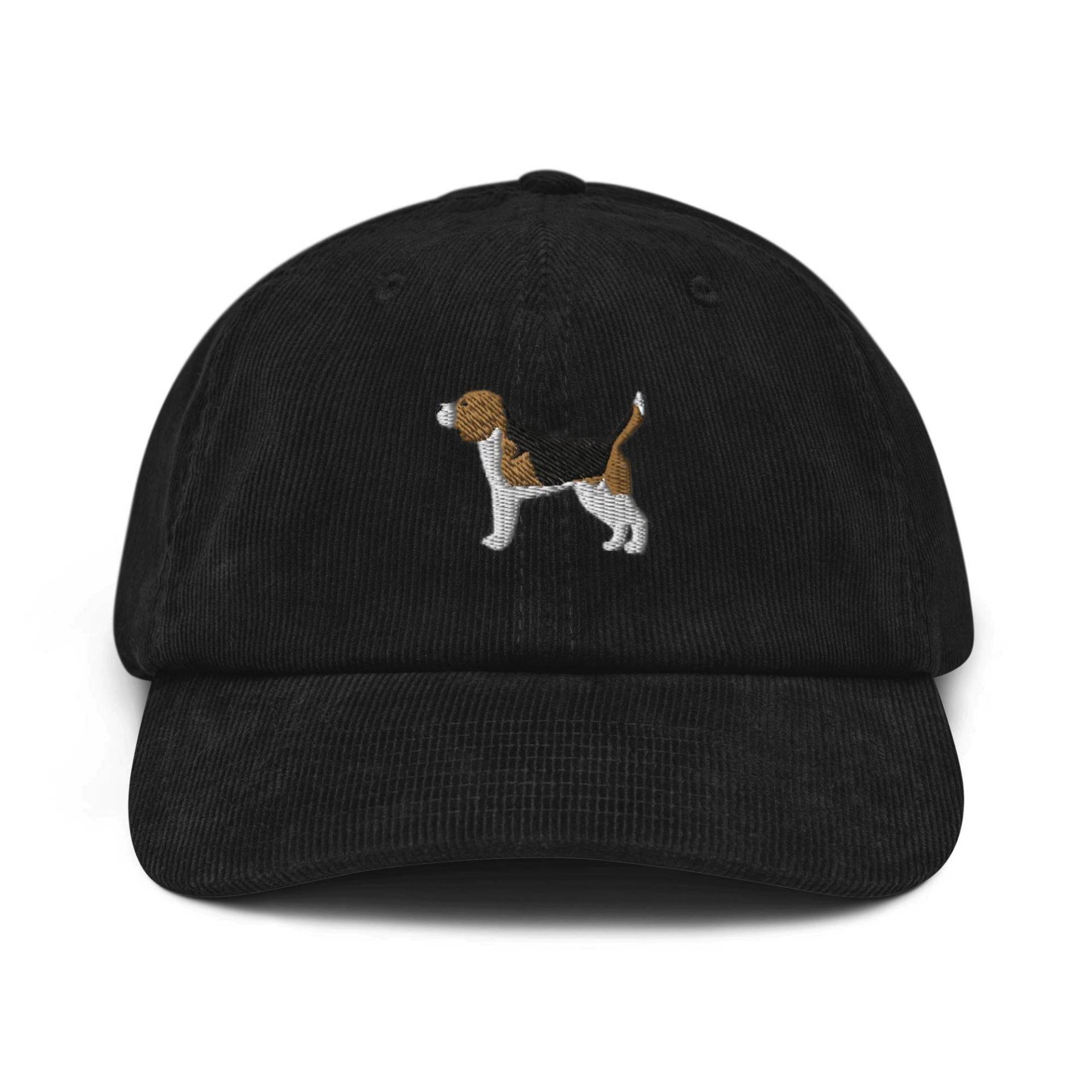 Englisch Beagle Bestickter Baumwoll-Cord-Hut Einstellbare Passform von TofuTigerStudio