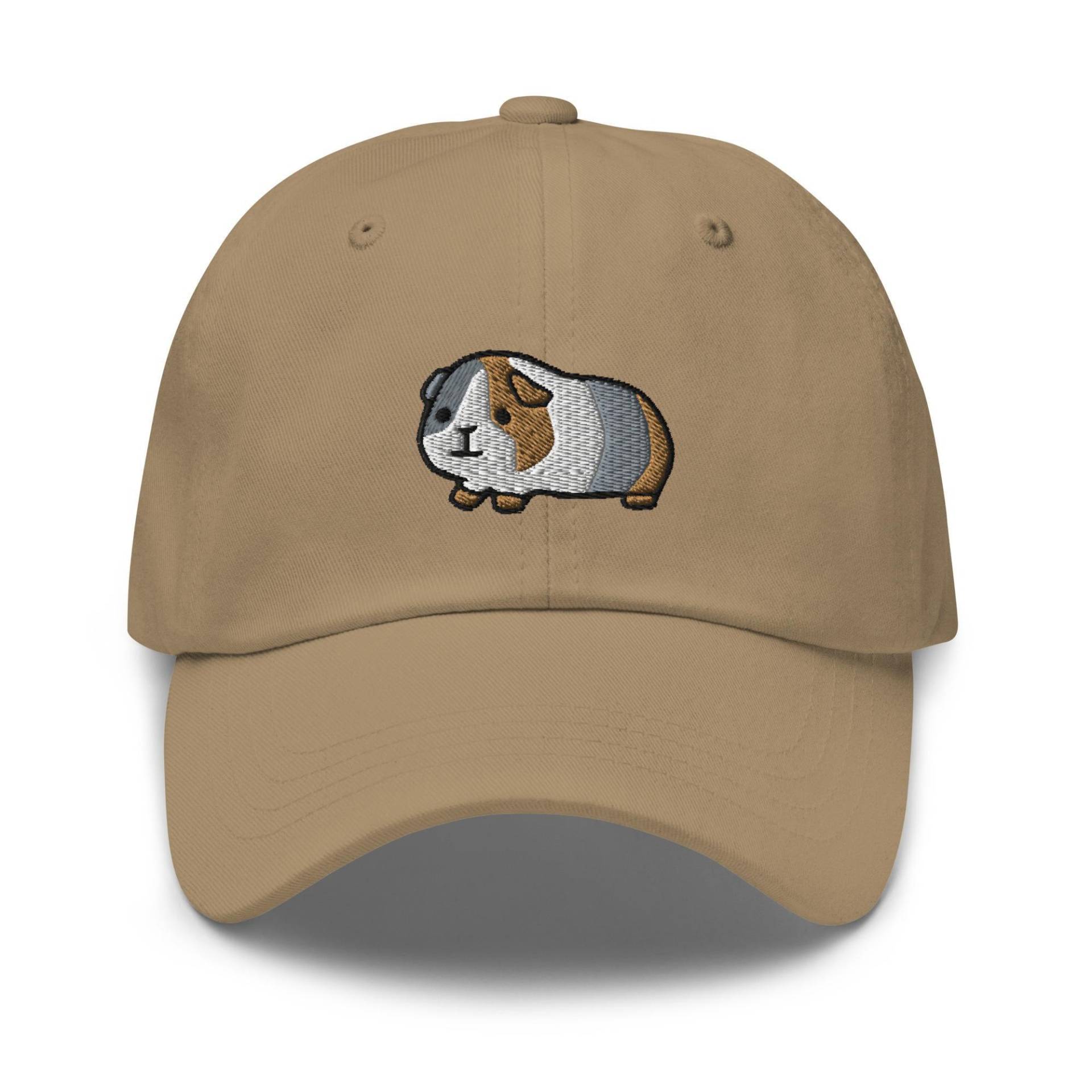 Meerschweinchen Gestickte Dad Cap Unisex Chino Cotton Twill Cap von TofuTigerStudio