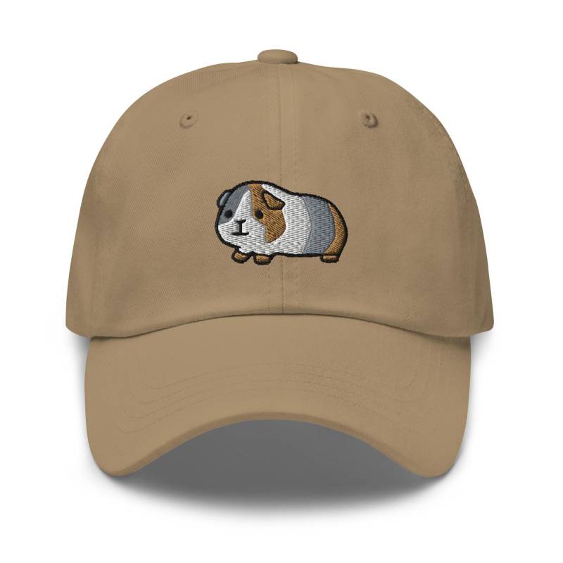 Meerschweinchen Gestickte Dad Cap Unisex Chino Cotton Twill Cap von TofuTigerStudio