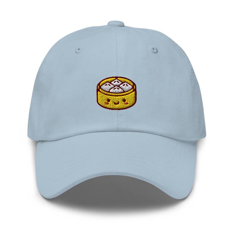 Süße Brötchen Steamer Gestickt Dad Cap Chino Cotton Twill Verstellbare Unisex Hut von TofuTigerStudio