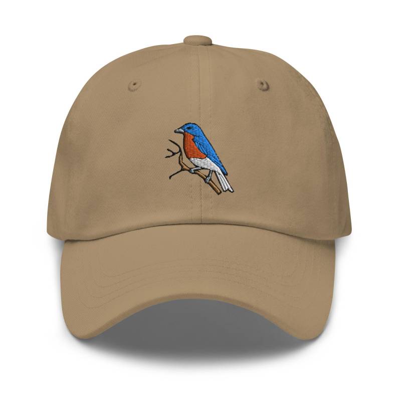 Östliche Bluebird Gestickte Dad-Kappe Verstellbare Unisex-Kappe Aus Chino-Baumwolltwill Östliche Bluebird Gestickte Dad-Kappe Verstellbare Unisex-Kappe Aus Chino-Baumwolltwill von TofuTigerStudio