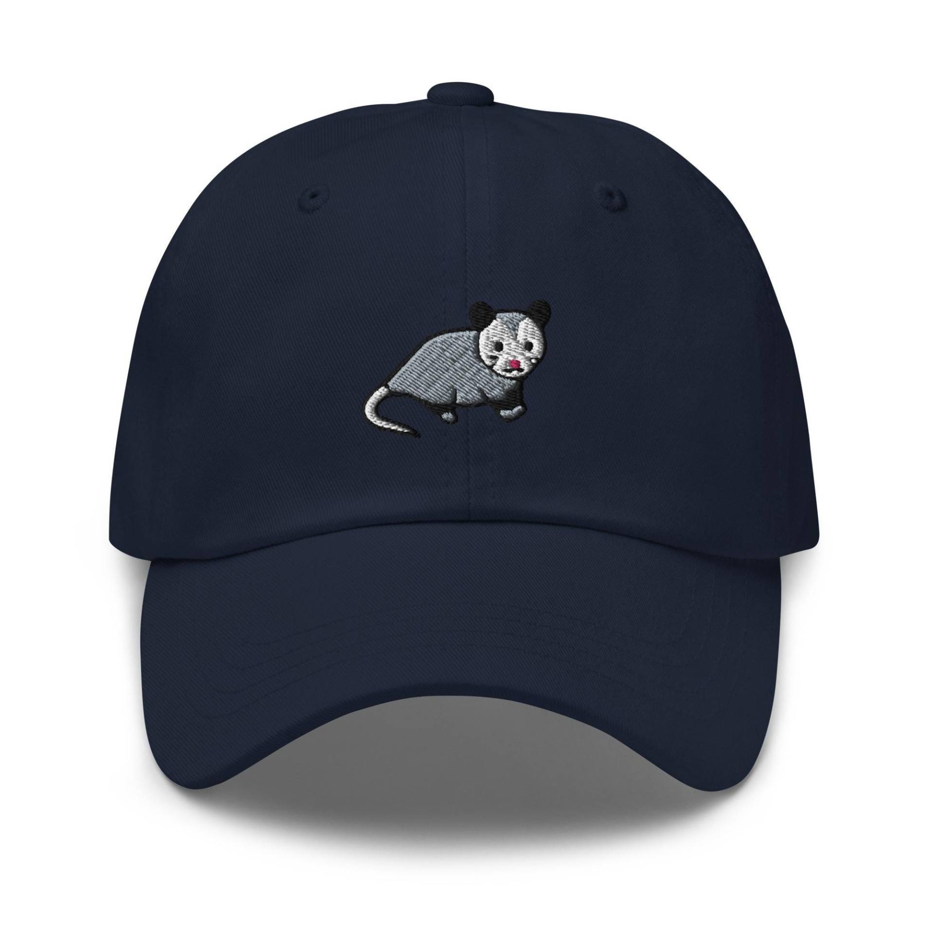 Opossum Gestickte Dad-Kappe Unisex-Hut Aus Chino-Baumwolltwill von TofuTigerStudio
